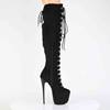 Pleaser - JUBILANT3012FS Platform overknee Boots - Black Product image